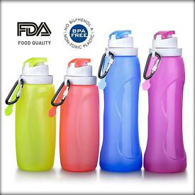 Collapsible, Reusable Water bottle