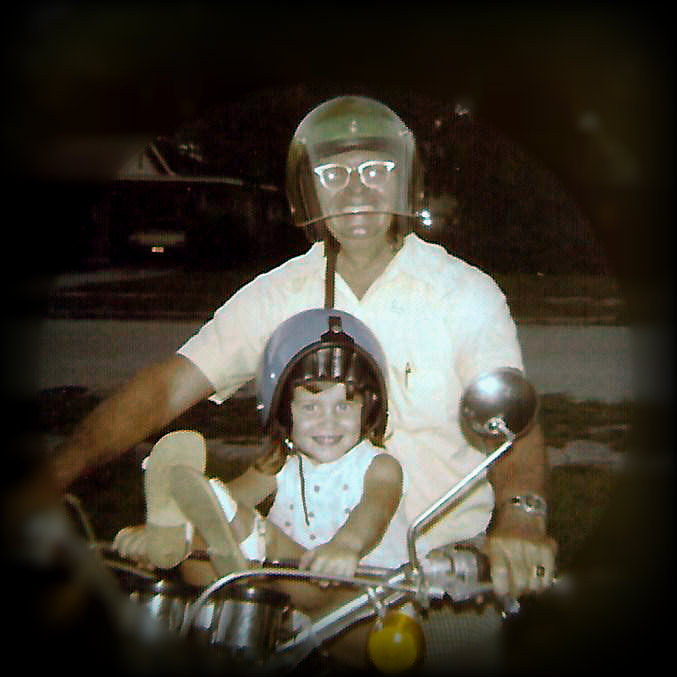 image of grandfather and me on motorcycle